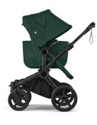 Bugaboo Carucior 2 in 1 pentru copii Donkey 6 Complete Black Green cu suspensii spatar reglabil maner ajustabil si pliere compacta