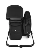Bugaboo Carucior 2 in 1 pentru copii Donkey 6 Complete Black Heritage Black cu suspensii spatar reglabil maner ajustabil si pliere compacta