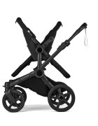 Bugaboo Carucior 2 in 1 pentru copii Donkey 6 Complete Black Heritage Black cu suspensii spatar reglabil maner ajustabil si pliere compacta