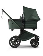 Bugaboo Carucior 2 in 1 pentru copii Fox 5 Noir Limited edition midnight green cu suspensii spatar reglabil si maner ajustabil
