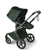 Bugaboo Carucior 2 in 1 pentru copii Fox 5 Noir Limited edition midnight green cu suspensii spatar reglabil si maner ajustabil