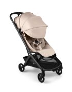 Bugaboo Carucior pentru copii Butterfly 2 Black Desert Taupe cu spatar reglabil compatibil avion pliere ultra-compacta suspensii