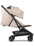 Bugaboo Carucior pentru copii Butterfly 2 Black Desert Taupe cu spatar reglabil compatibil avion pliere ultra-compacta suspensii