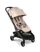 Bugaboo Carucior pentru copii Butterfly 2 Black Desert Taupe cu spatar reglabil compatibil avion pliere ultra-compacta suspensii