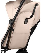 Bugaboo Carucior pentru copii Butterfly 2 Black Desert Taupe cu spatar reglabil compatibil avion pliere ultra-compacta suspensii