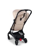Bugaboo Carucior pentru copii Butterfly 2 Black Desert Taupe cu spatar reglabil compatibil avion pliere ultra-compacta suspensii