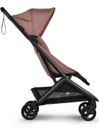 Bugaboo Carucior pentru copii Butterfly 2 Complete Black Pink cu suspensii spatar reglabil si husa de ploaie compatibil avion pliere compacta pana la 22 kg