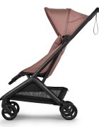 Bugaboo Carucior pentru copii Butterfly 2 Complete Black Pink cu suspensii spatar reglabil si husa de ploaie compatibil avion pliere compacta pana la 22 kg