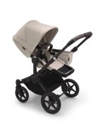 Bugaboo Carucior pentru copii Donkey 5 Mono Black Desert Taupe reversibil cu suspensii pliere compacta maner reglabil si husa de ploaie suporta pana la 22 kg