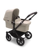 Bugaboo Carucior pentru copii Donkey 5 Mono Black Desert Taupe reversibil cu suspensii pliere compacta maner reglabil si husa de ploaie suporta pana la 22 kg