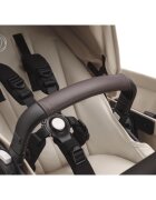 Bugaboo Carucior pentru copii Donkey 5 Mono Black Desert Taupe reversibil cu suspensii pliere compacta maner reglabil si husa de ploaie suporta pana la 22 kg