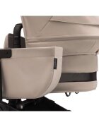 Bugaboo Carucior pentru copii Donkey 5 Mono Black Desert Taupe reversibil cu suspensii pliere compacta maner reglabil si husa de ploaie suporta pana la 22 kg