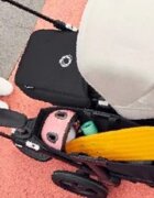 Bugaboo Carucior pentru copii Donkey 5 Mono Black Desert Taupe reversibil cu suspensii pliere compacta maner reglabil si husa de ploaie suporta pana la 22 kg