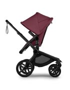 Bugaboo Carucior pentru copii Fox 5 Renew Black Dark Cherry 2 in 1 cu maner reglabil reversibil suspensii cadru din aluminiu