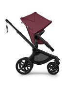 Bugaboo Carucior pentru copii Fox 5 Renew Black Dark Cherry 2 in 1 cu maner reglabil reversibil suspensii cadru din aluminiu
