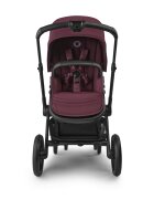 Bugaboo Carucior pentru copii Fox 5 Renew Black Dark Cherry 2 in 1 cu maner reglabil reversibil suspensii cadru din aluminiu
