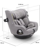 Bugaboo Scaun auto rotativ Owl grey i-Size