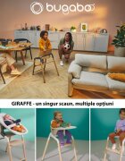 Bugaboo Scaun Giraffe Warm Wood grey