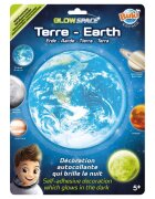 BUKI France Decoratiuni de perete fosforescente Planeta Pamant
