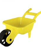 Burak Toys Roaba de jucarie pentru copii Galbena dimensiune 64 x 41 x 30 cm potrivita pentru gradina si nisip