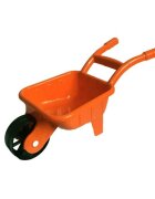 Burak Toys Roaba de jucarie pentru copii Portocalie dimensiune 64 x 41 x 30 cm potrivita pentru gradina si nisip