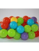 Burak Toys Set 50 bile pentru copii BurakToys material PVC sigur si durabil diamentru 7cm Multicolor