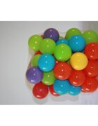 Burak Toys Set 50 bile pentru copii BurakToys material PVC sigur si durabil diamentru 7cm Multicolor