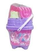 Burak Toys Set 6 jucarii de nisip Castel Nr.1 Purple
