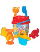 Burak Toys Set 8 jucarii de nisip Castel Nr.2 Multicolor