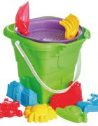 Burak Toys Set 9 jucarii de nisip Castel Green