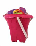 Burak Toys Set 9 jucarii de nisip Castel Pink