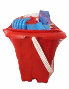 Burak Toys Set 9 jucarii de nisip Castel Red