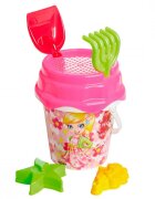 Burak Toys Set jucarii de nisip cu 8 piese Desene Pink
