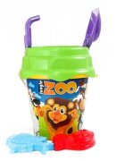 Burak Toys Set jucarii de nisip cu 8 piese Desene Verde