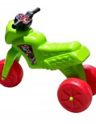 Burak Toys Tricicleta copii fara pedale Big Cross green de la 2 ani pana la 20 kg inaltime pana la sezut 34 cm