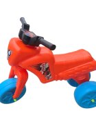 Burak Toys Tricicleta copii fara pedale Big Cross orange de la 2 ani pana la 20 kg inaltime pana la sezut 34 cm