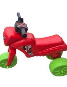 Burak Toys Tricicleta copii fara pedale Big Cross red de la 2 ani pana la 20 kg inaltime pana la sezut 34 cm