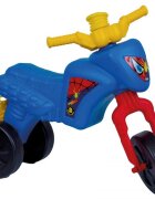 Burak Toys Tricicleta copii fara pedale Spider Blue actionata cu picioarele de la 2 ani pana la 20 kg inaltime pana la sezut 30 cm