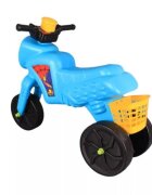 Burak Toys Tricicleta copii fara pedale Spider Light Blue actionata cu picioarele de la 2 ani pana la 20 kg inaltime pana la sezut 30 cm