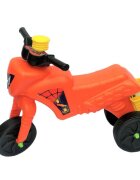 Burak Toys Tricicleta copii fara pedale Spider Orange actionata cu picioarele de la 2 ani pana la 20 kg inaltime pana la sezut 30 cm