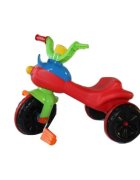 Burak Toys Tricicleta pentru copii Funny Red cu claxon si pedale greutate maxima admisa 20 kg