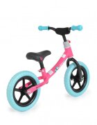 Byox Bicicleta copii fara pedale 2B balance Pink 12 inch de la 2 ani pana la greutatea de 20 kg ghidon reglabil pe inaltime roti din spuma EVA inaltimea scaunului reglabila de la 35 cm la 45 cm