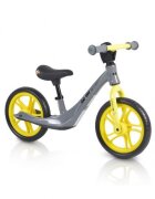 Byox Bicicleta copii fara pedale Go On grey 12 inch roti din spuma EVA scaun reglabil 32-41 cm cadru din aliaj de magneziu roti din spuma rezistenta greutate maxima 30 kg