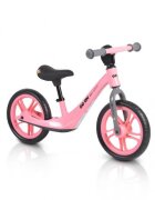 Byox Bicicleta copii fara pedale Go On pink 12 inch roti din spuma EVA scaun reglabil 32-41 cm cadru din aliaj de magneziu roti din spuma rezistenta greutate maxima 30 kg