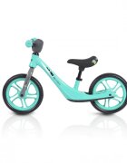 Byox Bicicleta copii fara pedale Go On turquoise 12 inch roti din spuma EVA scaun reglabil 32-41 cm cadru din aliaj de magneziu roti din spuma rezistenta greutate maxima 30 kg
