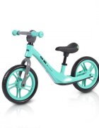 Byox Bicicleta copii fara pedale Go On turquoise 12 inch roti din spuma EVA scaun reglabil 32-41 cm cadru din aliaj de magneziu roti din spuma rezistenta greutate maxima 30 kg