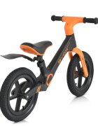 Byox Bicicleta copii fara pedale Next Step Black 12 inch cu stepper picioare lateral pliabil pentru copiii cu varsta peste 2 ani si cu o greutate maxima de pana la 50 kg scaun reglabil de la 35-41 cm