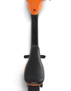 Byox Bicicleta copii fara pedale Next Step Black 12 inch cu stepper picioare lateral pliabil pentru copiii cu varsta peste 2 ani si cu o greutate maxima de pana la 50 kg scaun reglabil de la 35-41 cm