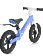 Byox Bicicleta copii fara pedale Next Step Blue 12 inch cu stepper picioare lateral pliabil pentru copiii cu varsta peste 2 ani si cu o greutate maxima de pana la 50 kg scaun reglabil de la 35-41 cm