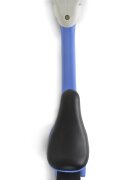 Byox Bicicleta copii fara pedale Next Step Blue 12 inch cu stepper picioare lateral pliabil pentru copiii cu varsta peste 2 ani si cu o greutate maxima de pana la 50 kg scaun reglabil de la 35-41 cm